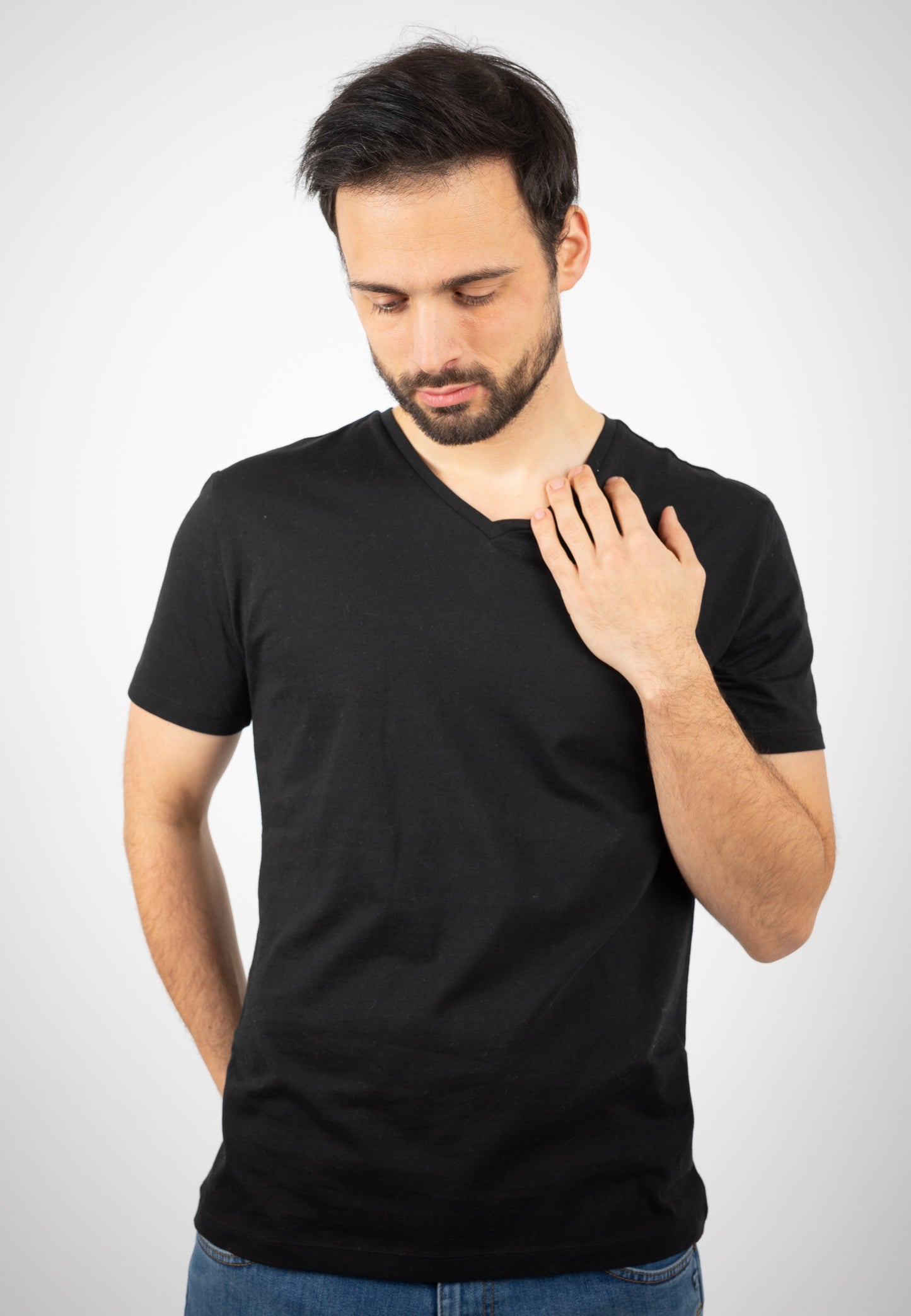 PRESENTER Herren-V-Shirt