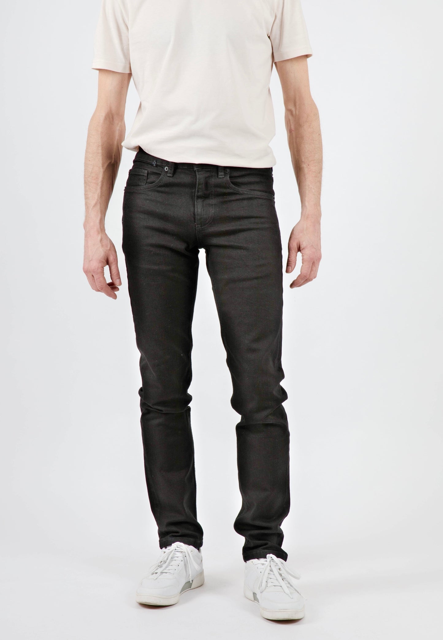 BENNY Slim Fit Herrenjeans (Grau/Schwarz)